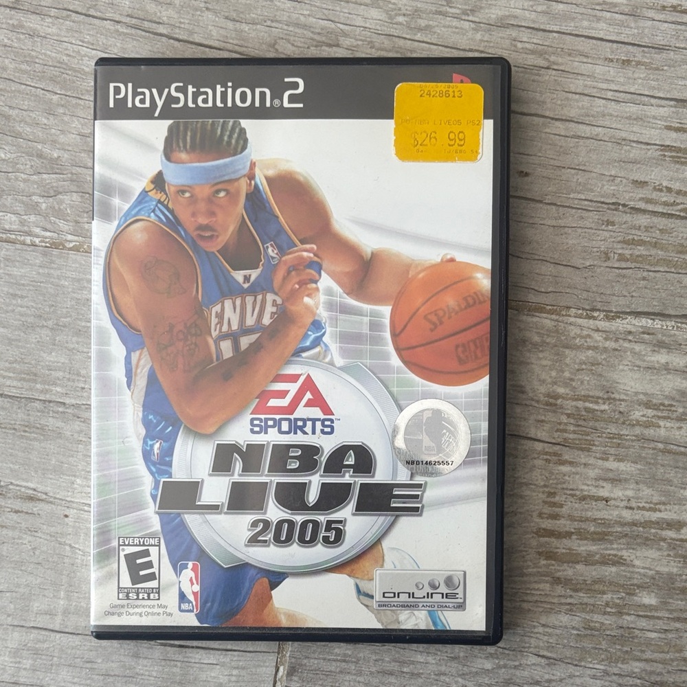 Sony PlayStation 2 NBA Live 2005 - Black and White